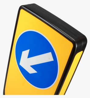 Keep Left Traffic Bollard Evo-n Angle - Traffic Sign, HD Png Download, Free Download