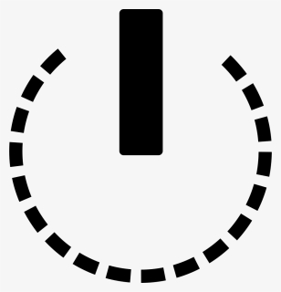Power Symbol Variant Comments - Broken Lines Circle Png, Transparent Png, Free Download