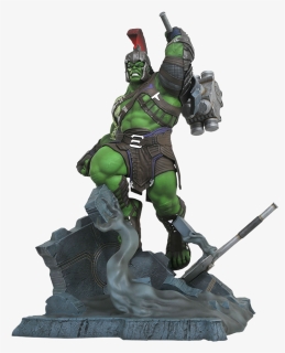 Gladiator Hulk Marvel Milestones 24” Statue - Marvel Milestones Thor Ragnarok Gladiator Hulk Statue, HD Png Download, Free Download
