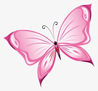 Pink Butterfly Png Image - Transparent Background Pink Butterfly Png, Png Download, Free Download