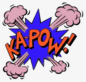 Ka Pow Pop Art, Png Download - Comic Book Onomatopoeia Pop Art, Transparent Png, Free Download