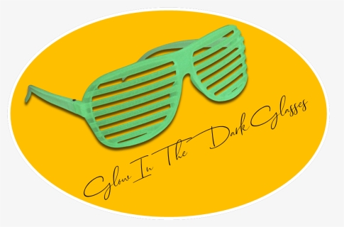 Glow In The Dark Retro Shutter Shades - Goggles, HD Png Download, Free Download