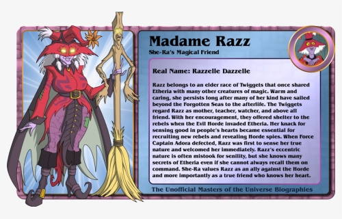 She Ra 2018 Madame Razz, HD Png Download, Free Download