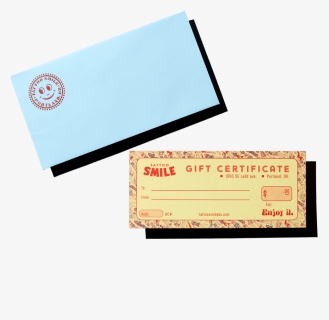 Gift Certificate Sleeve-card Small, HD Png Download, Free Download