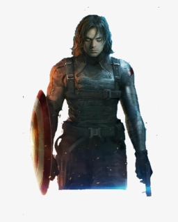 Bucky Barnes, Winter Soldier, Marvel Cinematic Universe - Bucky Barnes Epic Art, HD Png Download, Free Download