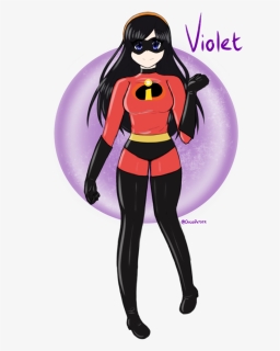 Clip Art Free Library Incredibles Drawing Violet - Cartoon, HD Png Download, Free Download