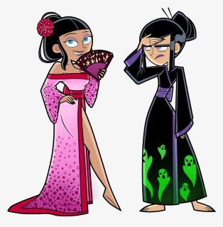 Sam And Paulina Wearing Kimonos Commission - Fanart Danny And Sam, HD Png Download, Free Download