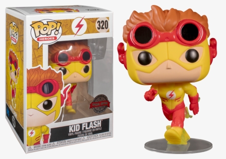 Kid Flash Us Exclusive Pop Vinyl [rs] - Kid Flash Funko Pop, HD Png Download, Free Download