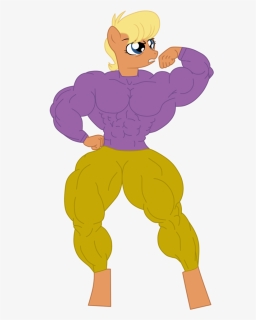 Bodybuilder Vector Animation - Daisy Duck Muscle, HD Png Download, Free Download