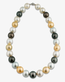 Multi-color South Sea Pearl Necklace - South Sea Pearls, HD Png Download, Free Download