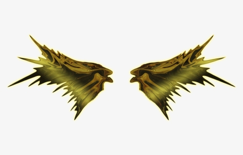 #yellow #gold #dragon #wings #freetoedit - Dragon Wings In Png, Transparent Png, Free Download