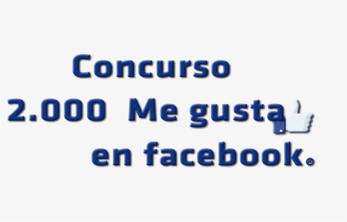 Concurso 2000 Me Gusta , Png Download - Electric Blue, Transparent Png, Free Download
