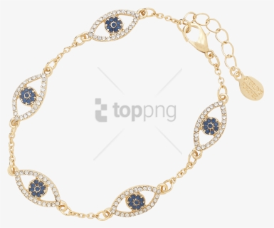 Free Png Buy Gold Evil Eye Bracelet Png Image With - Bracelet, Transparent Png, Free Download