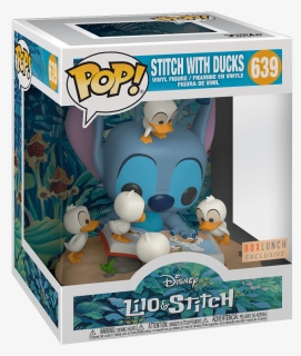 Funko Pop Stitch With Ducks, HD Png Download, Free Download