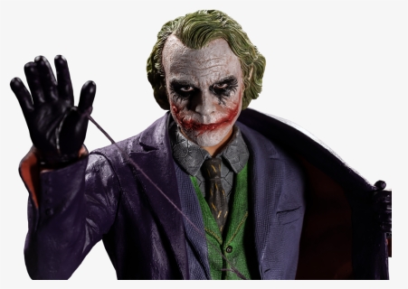 Iko1047 Heath Ledger Dark Knight Joker Statue 04, HD Png Download, Free Download