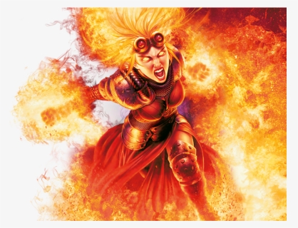 Chandra Nalaar Planeswalkers Magic The Gathering Png - Chandra Ablaze, Transparent Png, Free Download