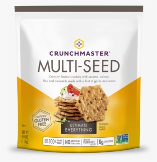 Ultimate Everything Multi-seed Crunchy, Baked Crackers - Crunchmaster Gluten Free Crackers, HD Png Download, Free Download