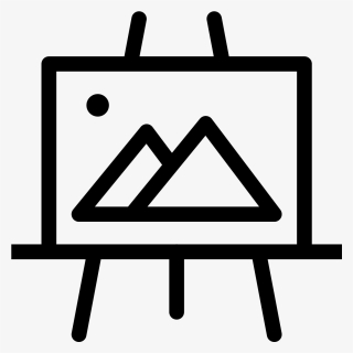 Easel Icon , Png Download - Easel Icon Png, Transparent Png, Free Download