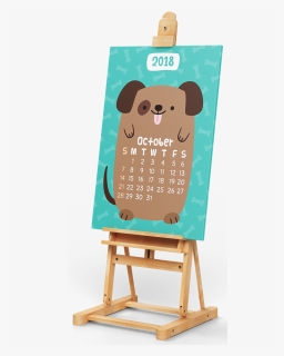 Dog Easel Small - Poster, HD Png Download, Free Download