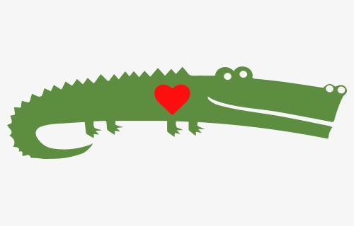 Florida Clipart Alligator - Alligator In Love Clip Art, HD Png Download, Free Download