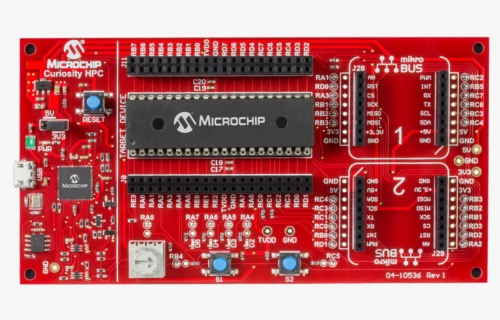 Microchip Vector Circuit Board - Microchip Curiosity Board, HD Png Download, Free Download