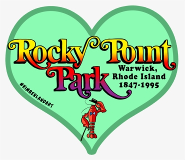 Rip Rocky Point Park Car/fridge Magnet , Png Download - Heart, Transparent Png, Free Download