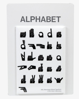 Alphabet Magnet - Asl Posters, HD Png Download, Free Download