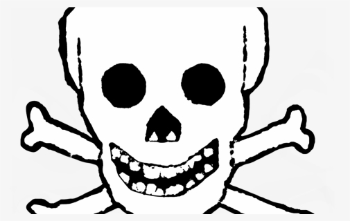 Skull And Crossbones Transparent Background - Bhoot Png, Png Download, Free Download