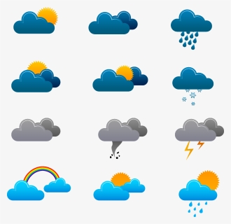 Download Forecasting Weather Forecast Icon Free Photo - Weather Icons Set Png, Transparent Png, Free Download