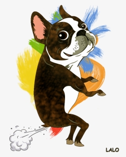 Transparent Fart Png - Boston Terrier Drawing Easy, Png Download, Free Download