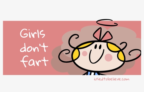 Transparent Girl Waking Up Clipart - Cute Girl Farts On Boy, HD Png Download, Free Download