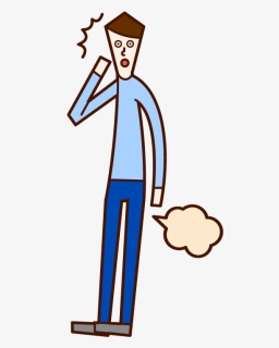 Illustration Of A Man Whohast A Fart - Man, HD Png Download, Free Download