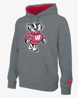 Wisconsin Badgers Gray Bucky Pullover Hoodie - Alabama Sweatshirt, HD Png Download, Free Download