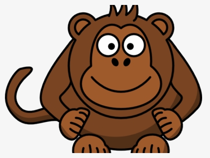Baby Monkey Cartoon - Cartoon Clipart Animals, HD Png Download, Free Download