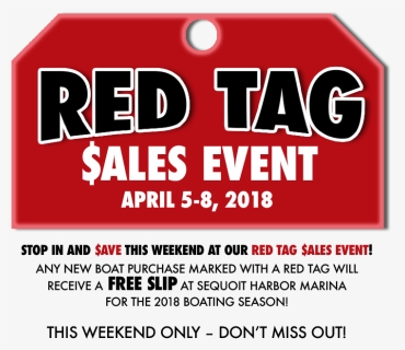 2018 Sequoit Red Tag $ales Event - Graphic Design, HD Png Download, Free Download