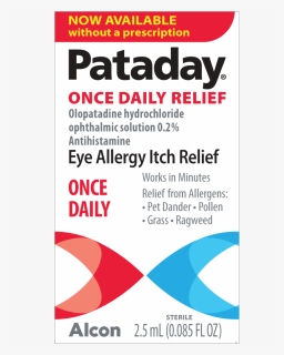 Pataday Once Daily Eye Allergy Itch Relief Eye Drops, HD Png Download, Free Download