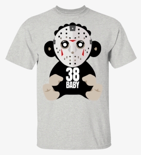 38 Baby Monkey Jason Voorhees T Shirts, Hoodies 1049 - 38 Baby Shirt Monkey, HD Png Download, Free Download