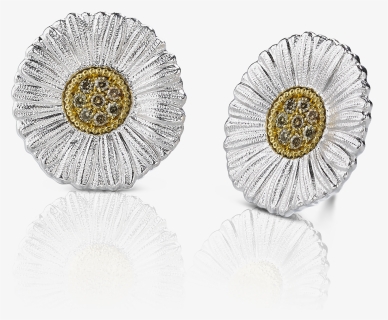 Daisy Large Button Earrings - Earring, HD Png Download, Free Download