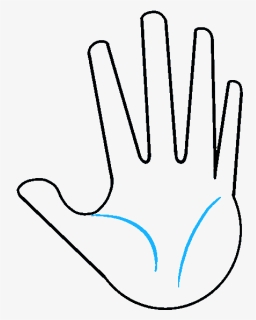 How To Draw A Hand Really Easy Drawing Tutorial - Hand Drawing, HD Png Download, Free Download