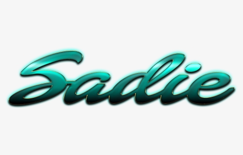 Sadie Name Logo Png - Sadie Name Tag, Transparent Png, Free Download