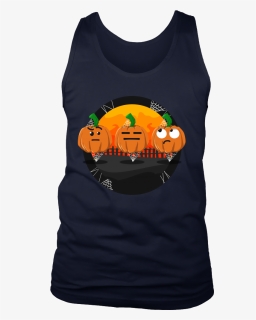 Funny Cartoon Fruit Feeling Confused Pumpkin Face Men"s - Pumpkin, HD Png Download, Free Download