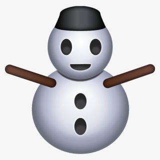 Snowman Emoji Png, Transparent Png, Free Download