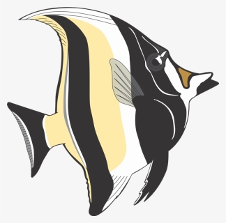 Angelfish Tropical Fish Clip Art - Clip Art Angel Fish, HD Png Download, Free Download