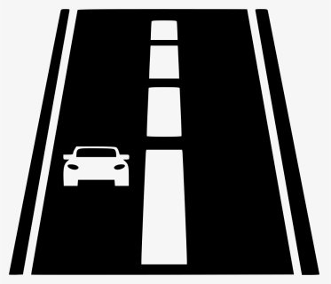 Driveway Highway Road Roadway Transport Travel Car - Highway Road Icon Png, Transparent Png, Free Download