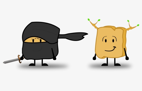 Ninja Woody And Brave Woody By F T Bing Lin - Bfdi Woody X Teardrop, HD Png Download, Free Download