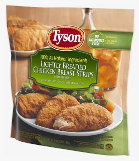 Tyson Naturals Lightly Breaded Chicken Breast Strips - Tyson Lightly Breaded Chicken Strips, HD Png Download, Free Download