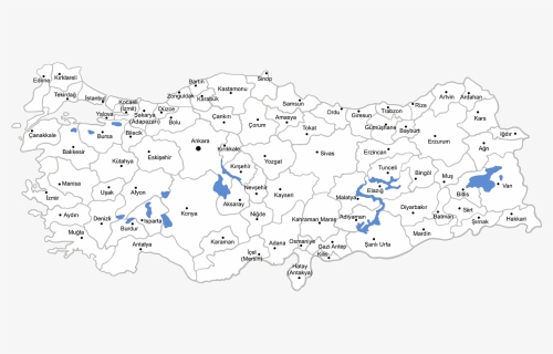 Top Ten Turkiye Haritasi Iller