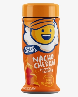 Popcorn Seasoning Nacho Cheddar 80g - Kernel Seasoning Popcorn Png, Transparent Png, Free Download