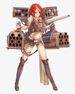 Anime Girl With A Rocket Launcher, HD Png Download, Free Download