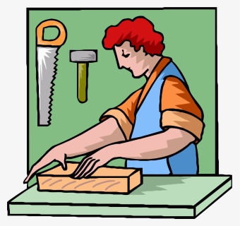 Worker Carpanter Clipart Png - Clipart Carpenter, Transparent Png, Free Download